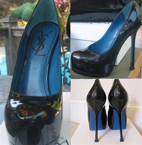 ysl blue bottoms|ysl heels price.